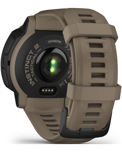 Смарт часовник Garmin - Instinct 2 Solar Tactical, 45mm, кафяв - 3